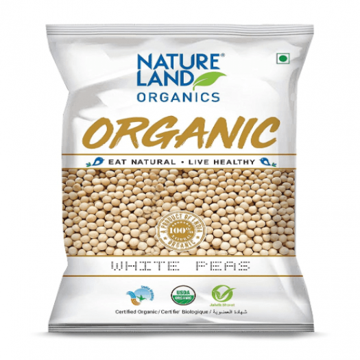 Natureland Organics White Peas