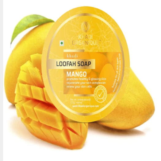 Khadi Organique Mango Loofah Soap
