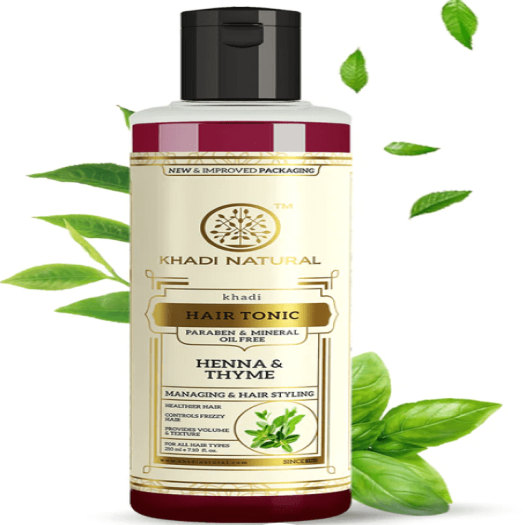 Khadi Natural Henna Thyme Hair Tonic