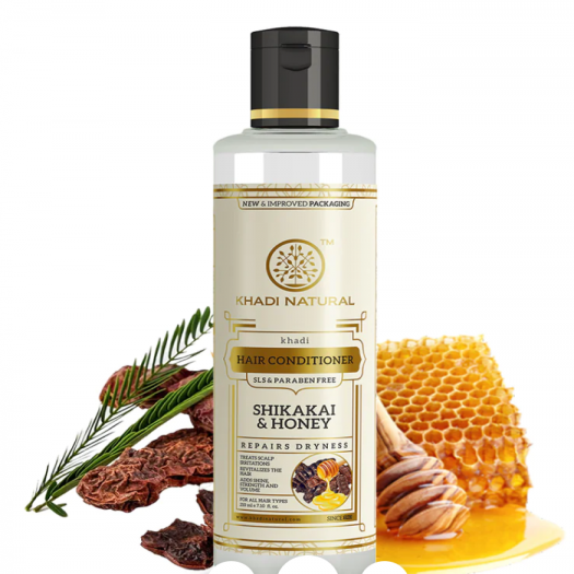 Khadi Natural Shikakai & Honey Hair Conditioner- SLS & Paraben Free