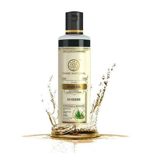 Khadi Natural 18 Herbs Hair Oil,