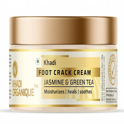 Khadi Organique Foot Crack Cream / Jasnine &Green Tea
