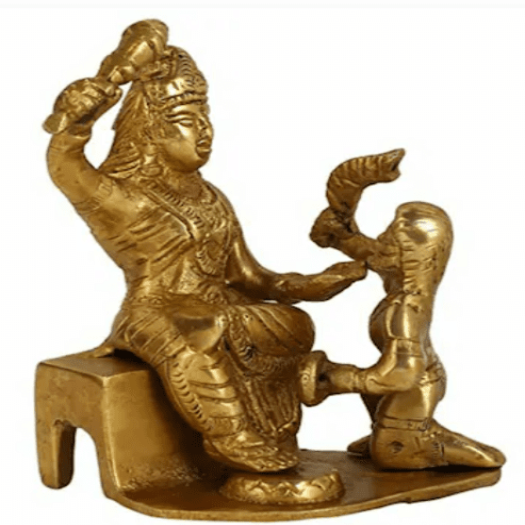 Baglamukhi Brass Murti