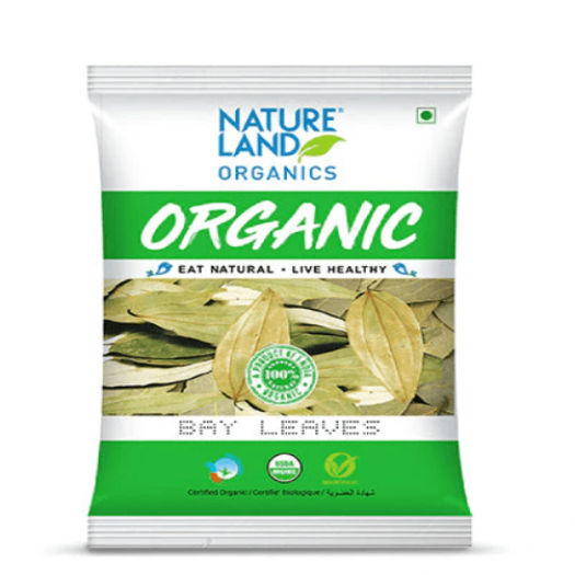 Natureland Organics Bay Leaves 50 gm (Pack of 1)