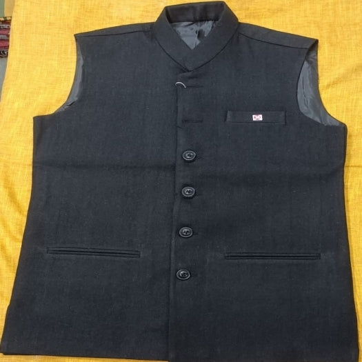 Half  Woolen Mens Nehru Jacket