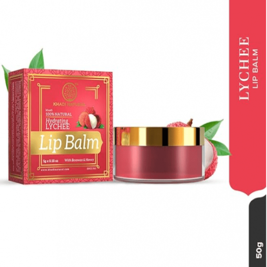 Khadi Natural Lychee Lip Balm