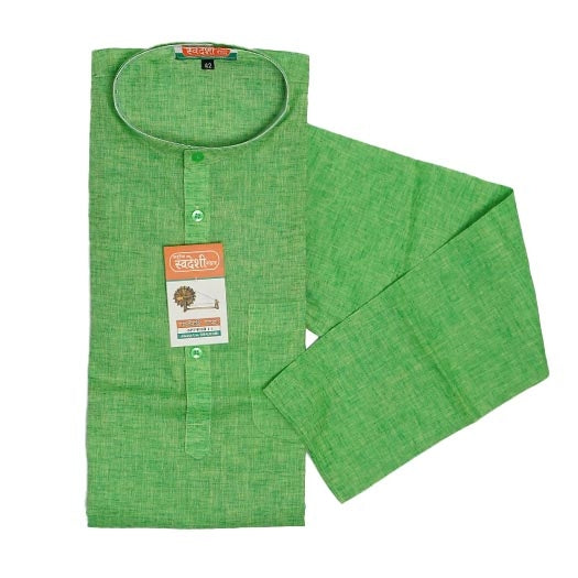 Mens Khadi Cotton Kurta (Full Sleeves)