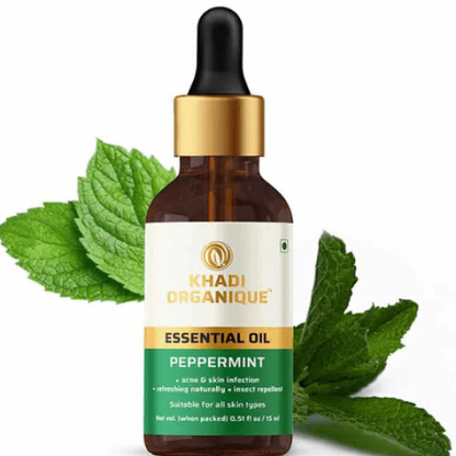 Khadi Organique Peppermint Essential Oil