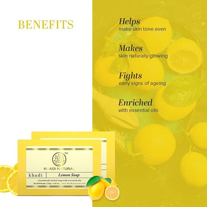 Khadi Natural Herbal Lemon Soap