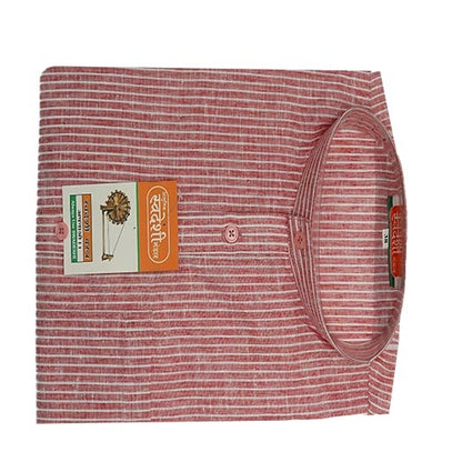 Mens Khadi Cotton Linen Kurta (Full Sleeves)