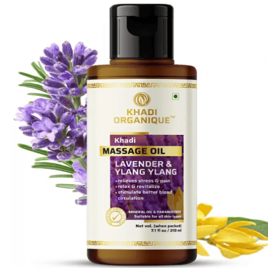 Khadi Organique Lavender & Ylang Ylang Massage Oil