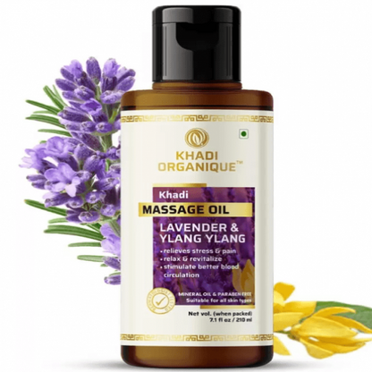 Khadi Organique Lavender & Ylang Ylang Massage Oil