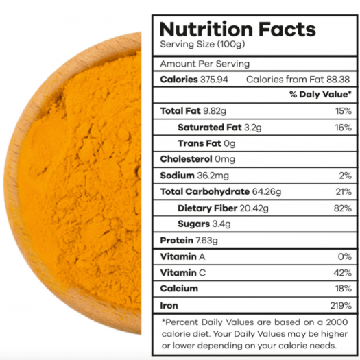 Organic Turmeric Powder 100g