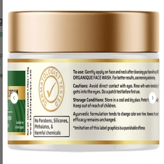 khadi Organique Acne Pimple Cream with Neem & Basil