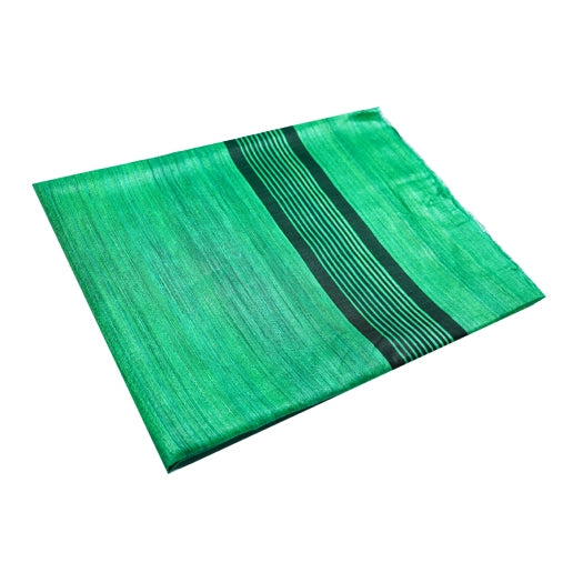 Pure Ghicha Green Silk Saree