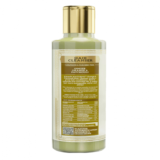 Khadi Natural  Ginger Orange & Patchouli Hair Cleanser