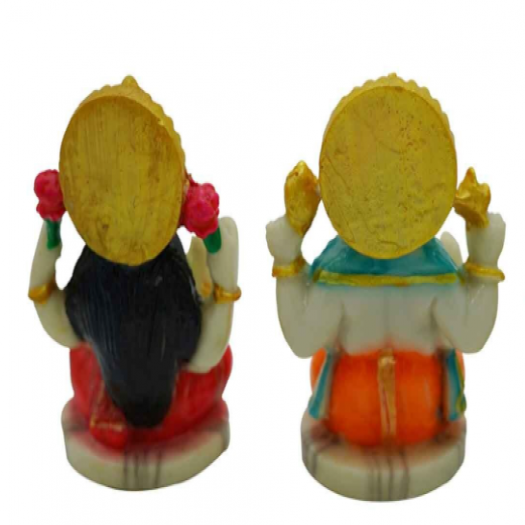 Handmade Marble Lakshmi Ganesh Ji Set