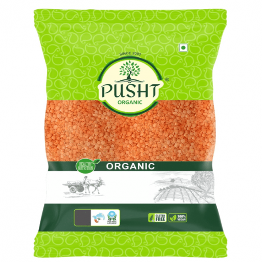 Pusht Organic Masoor Dal