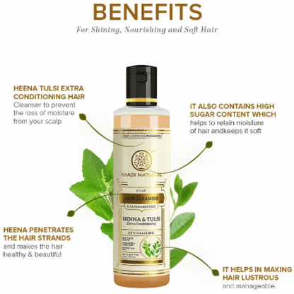 Khadi Natural Heena & Tulsi  Cleanser